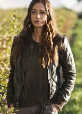 THE 100 (RAVEN REYES) LINDSEY MORGAN LEATHER JACKET